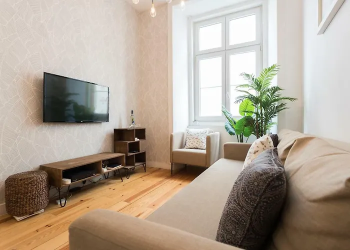 شقة Baixa Modern Three-bedroom - By Lu Holidays *